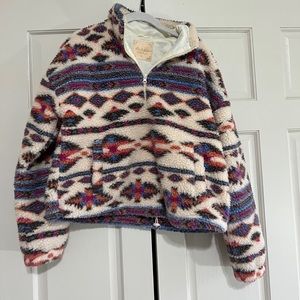 Altard state quarter zip Aztec print